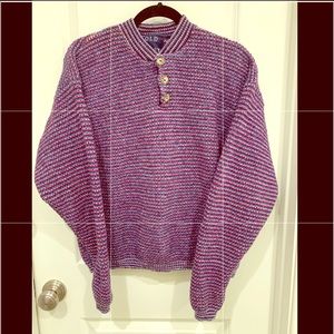 VINTAGE OLD GLORY SWEATER Red White Blue Stripes